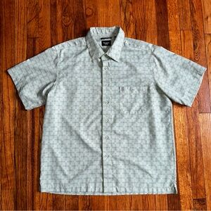 Haggar Men's Green Short Sleeve Shirt